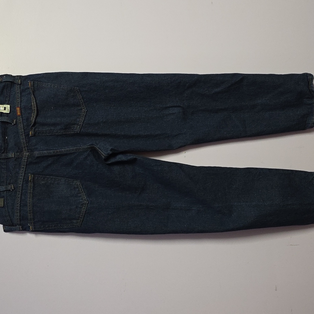 Men's Rustler Dark Blue Jeans - Picture 4 of 5